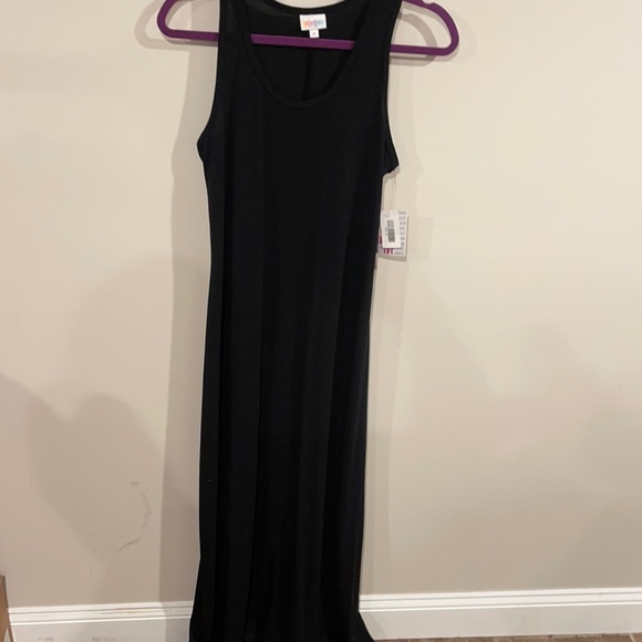 Lularoe Dani Maxi tank dress various sizes. Solid black